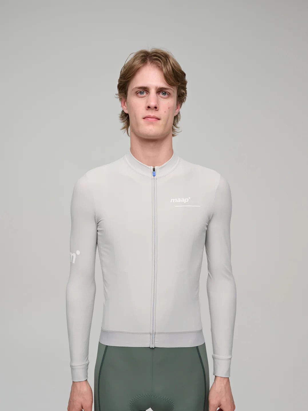 Maap Men's Thermal Training LS Jersey Radtrikot langarm Glacier