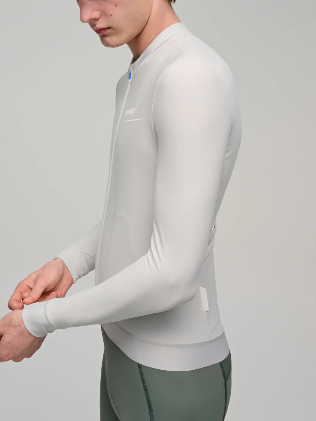 Maap Men's Thermal Training LS Jersey Radtrikot langarm Glacier