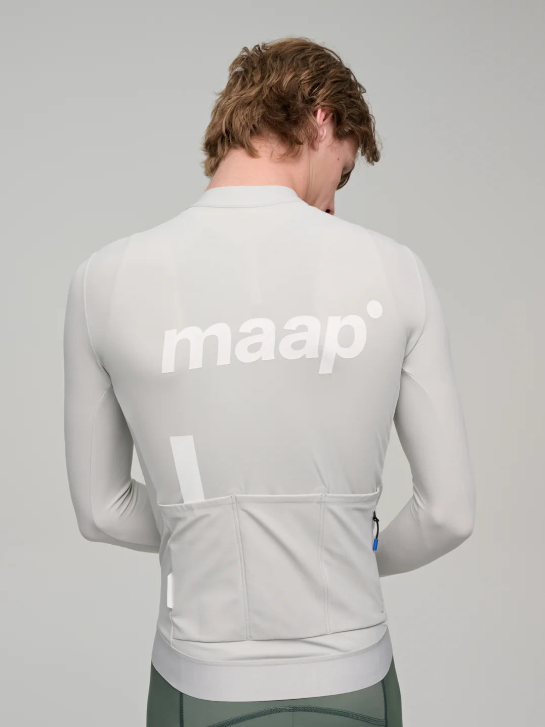 Maap Men's Thermal Training LS Jersey Radtrikot langarm Glacier