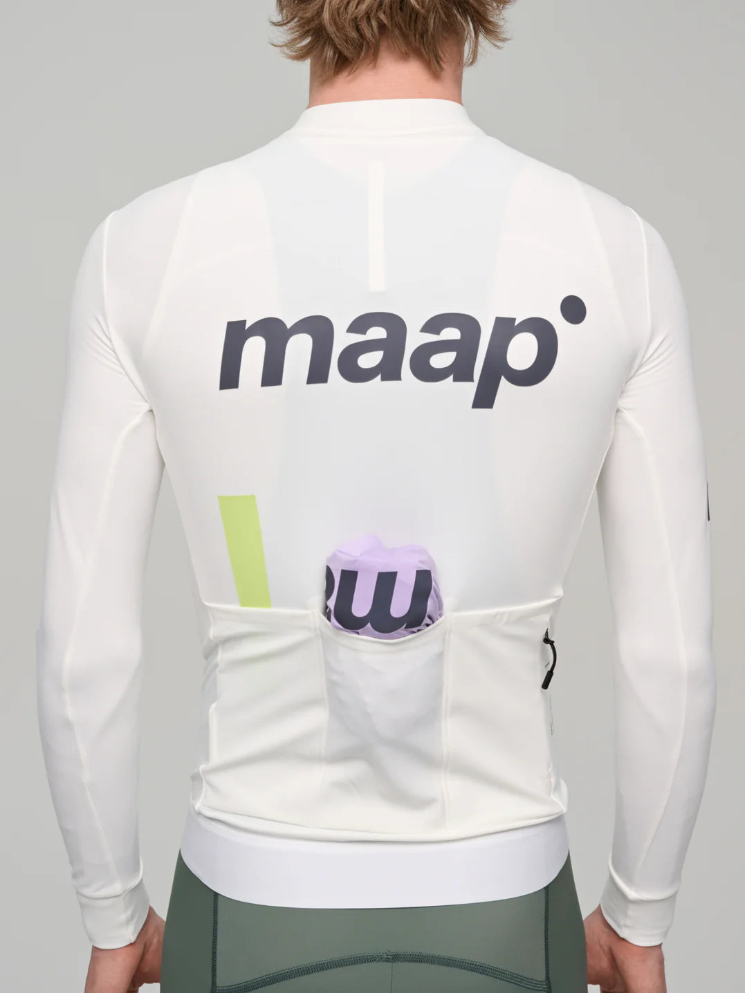 Maap Men's Thermal Training LS Jersey Radtrikot langarm White