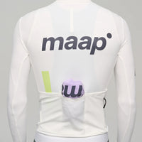 Maap Men's Thermal Training LS Jersey Radtrikot langarm White