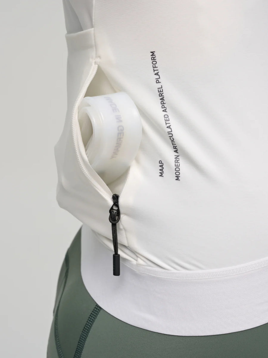 Maap Men's Thermal Training LS Jersey Radtrikot langarm White