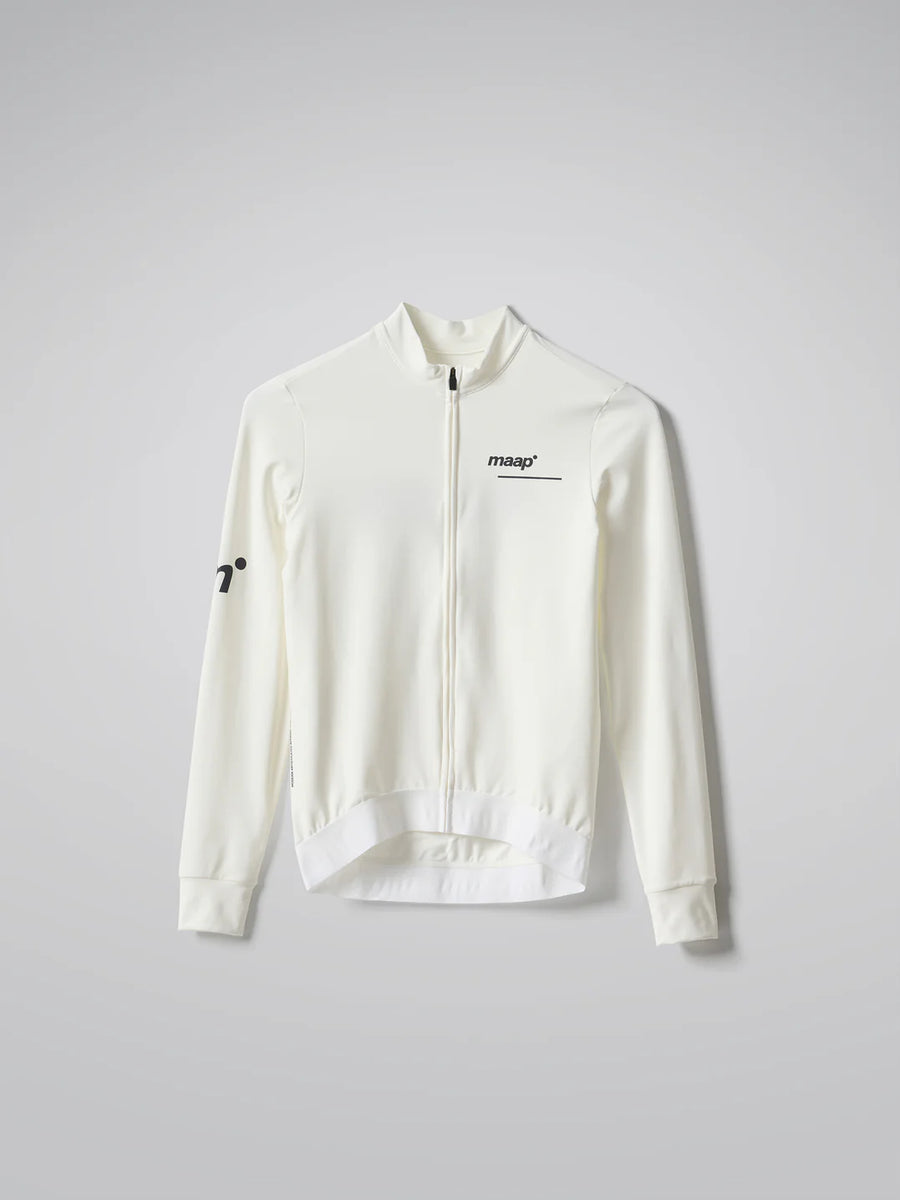 Maap Men's Thermal Training LS Jersey Radtrikot langarm White