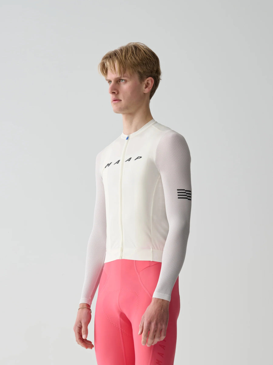 Maap Men's Evade Pro Base LS Jersey 2.0 Radtrikot langarm Chalk