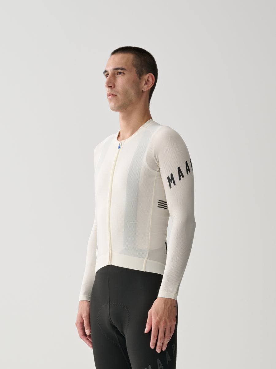 Maap Men's Aeon LS Jersey Radtrikot langarm Chalk