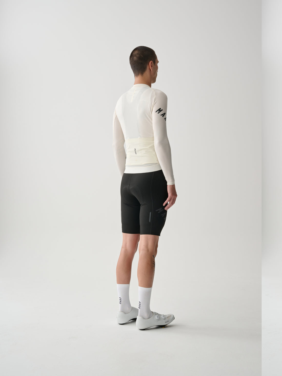 Maap Men's Aeon LS Jersey Radtrikot langarm Chalk