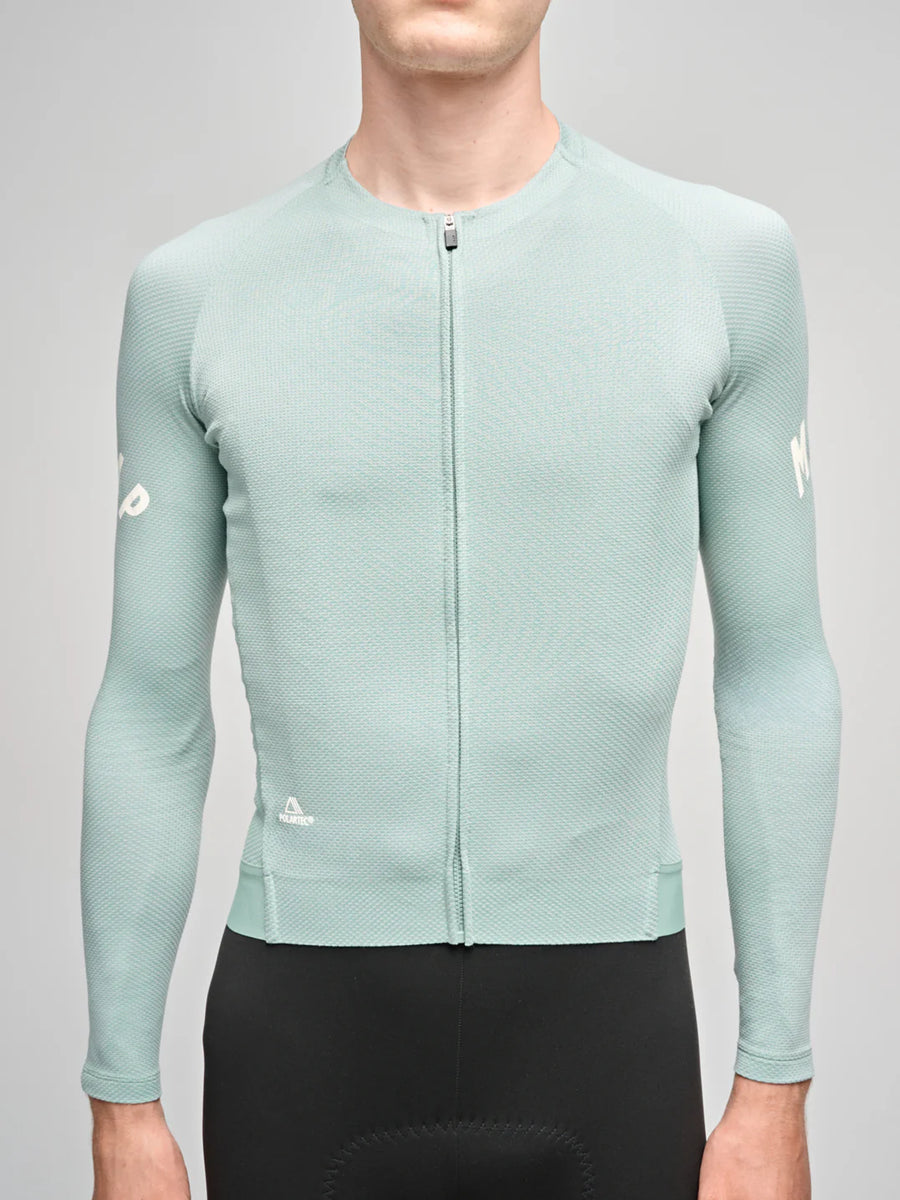 Maap Men's Aeon LS Jersey Radtrikot langarm Slate