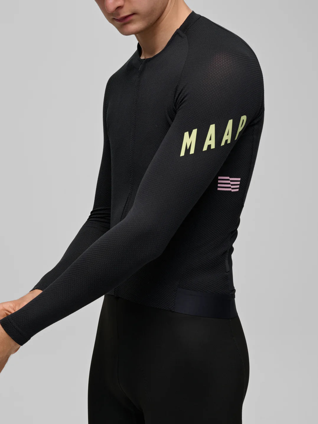 Maap Men's Aeon LS Jersey Radtrikot langarm Black