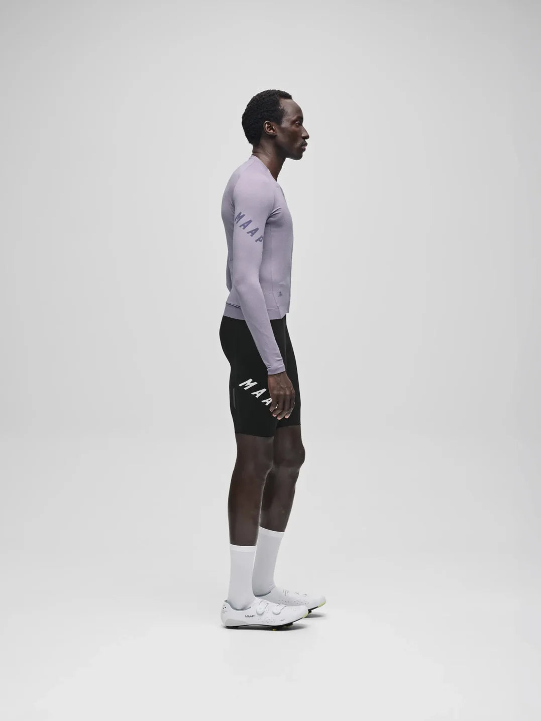 Maap Men's Apex Aeon LS Jersey Radtrikot langarm Lavender Grey