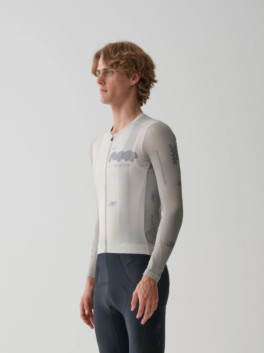 Maap Men's Aerate Pro Air LS Jersey 3.0 Radtrikot langarm Fog