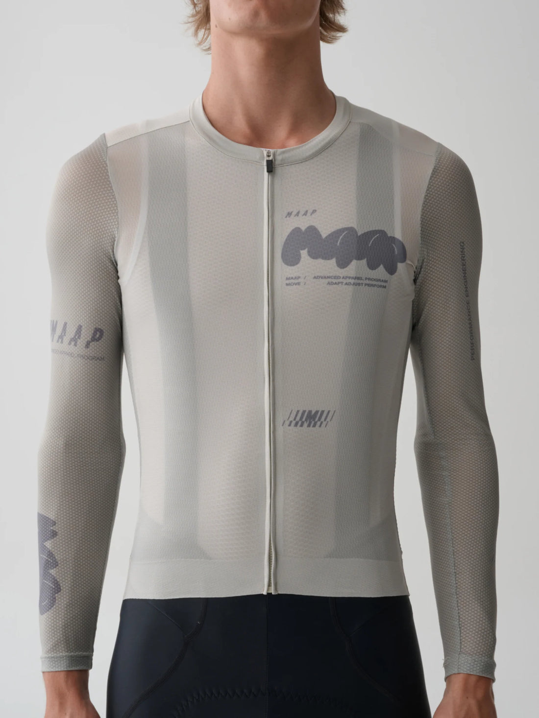 Maap Men's Aerate Pro Air LS Jersey 3.0 Radtrikot langarm Fog