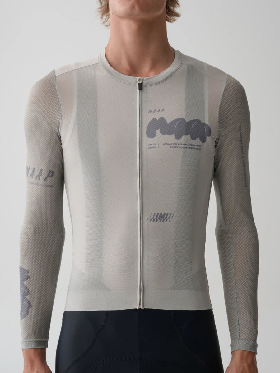Maap Men's Aerate Pro Air LS Jersey 3.0 Radtrikot langarm Fog