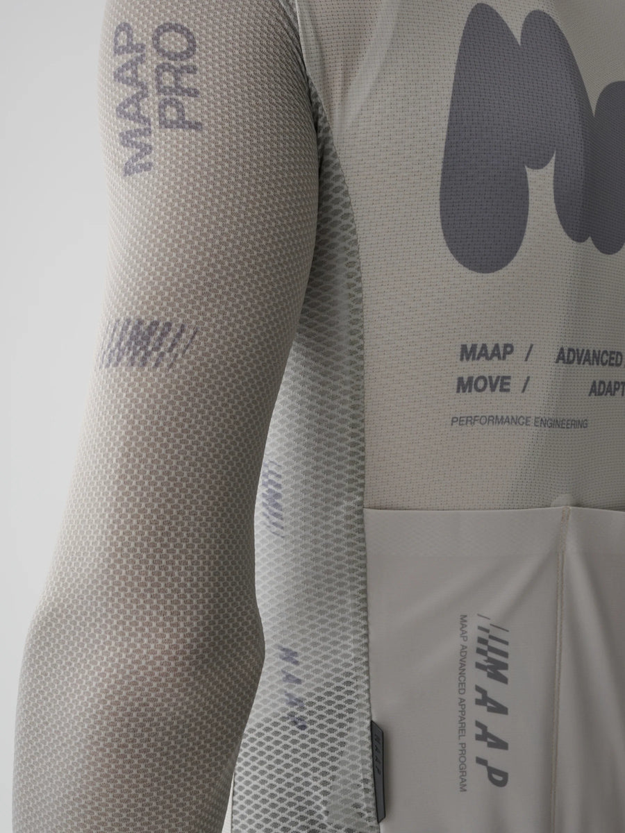 Maap Men's Aerate Pro Air LS Jersey 3.0 Radtrikot langarm Fog