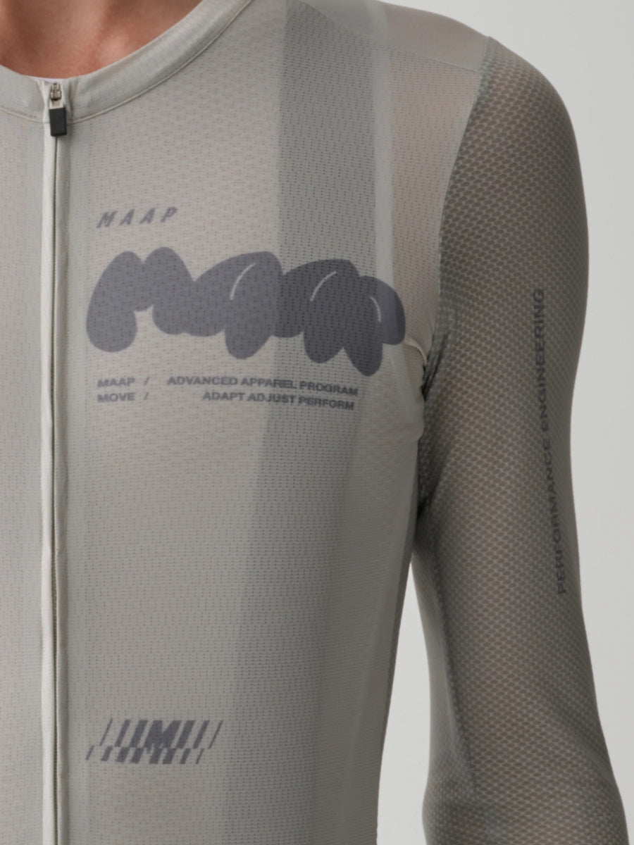 Maap Men's Aerate Pro Air LS Jersey 3.0 Radtrikot langarm Fog