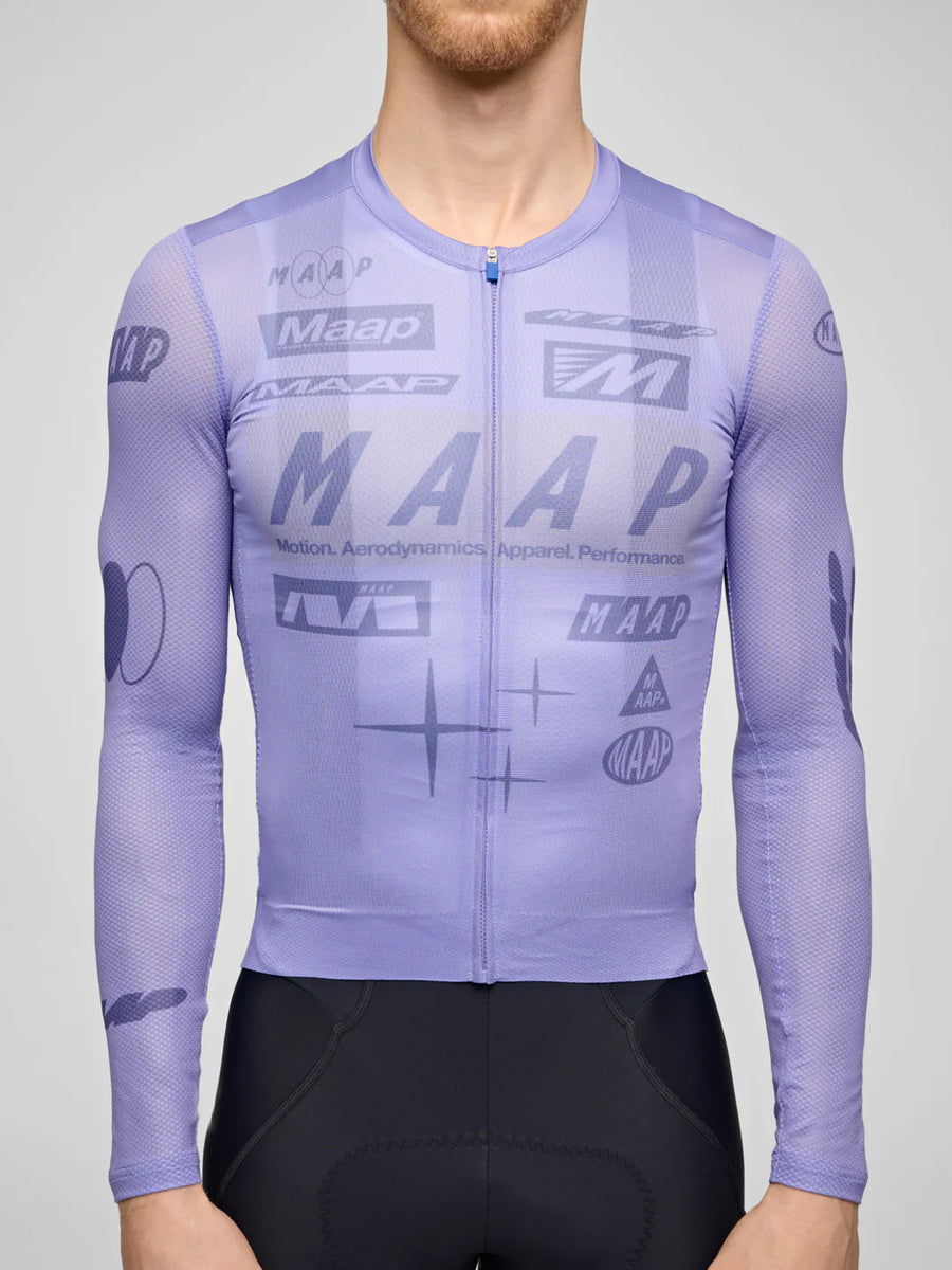 Maap Men's Drome Pro Air LS Jersey 3.0 Radtrikot langarm Lavender
