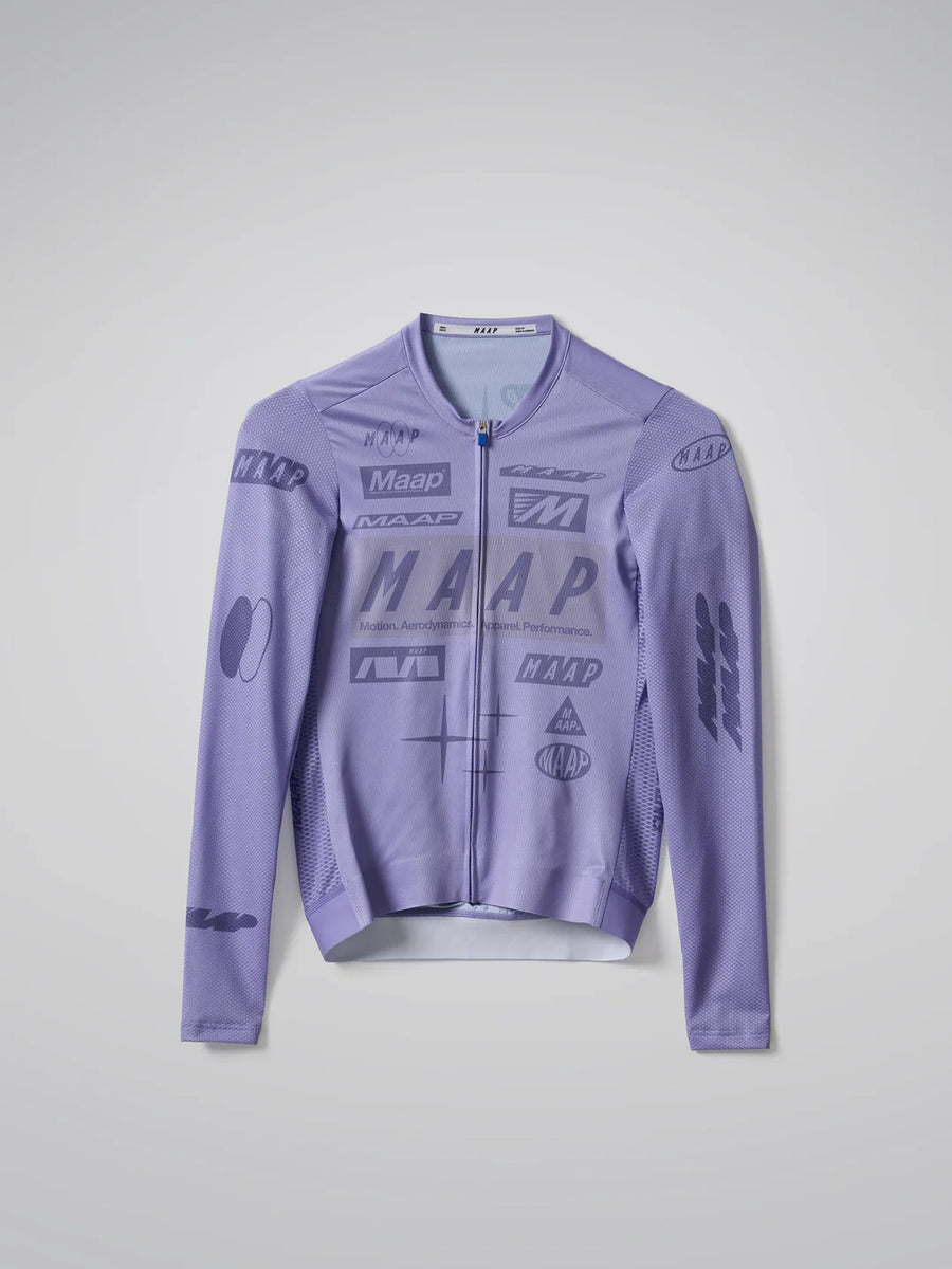 Maap Men's Drome Pro Air LS Jersey 3.0 Radtrikot langarm Lavender
