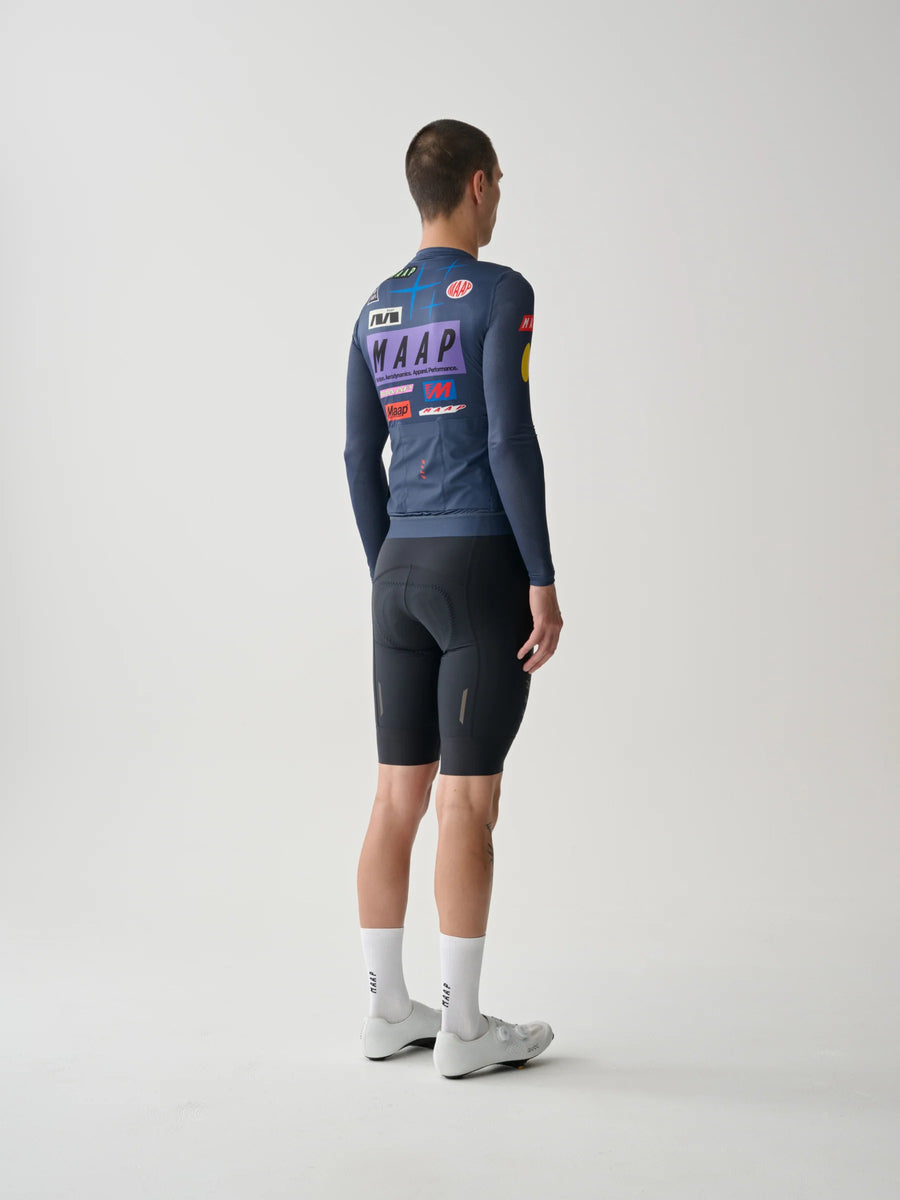 Maap Men's Drome Pro Air LS Jersey 3.0 Radtrikot langarm Midnight