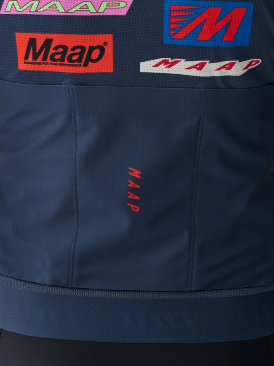 Maap Men's Drome Pro Air LS Jersey 3.0 Radtrikot langarm Midnight