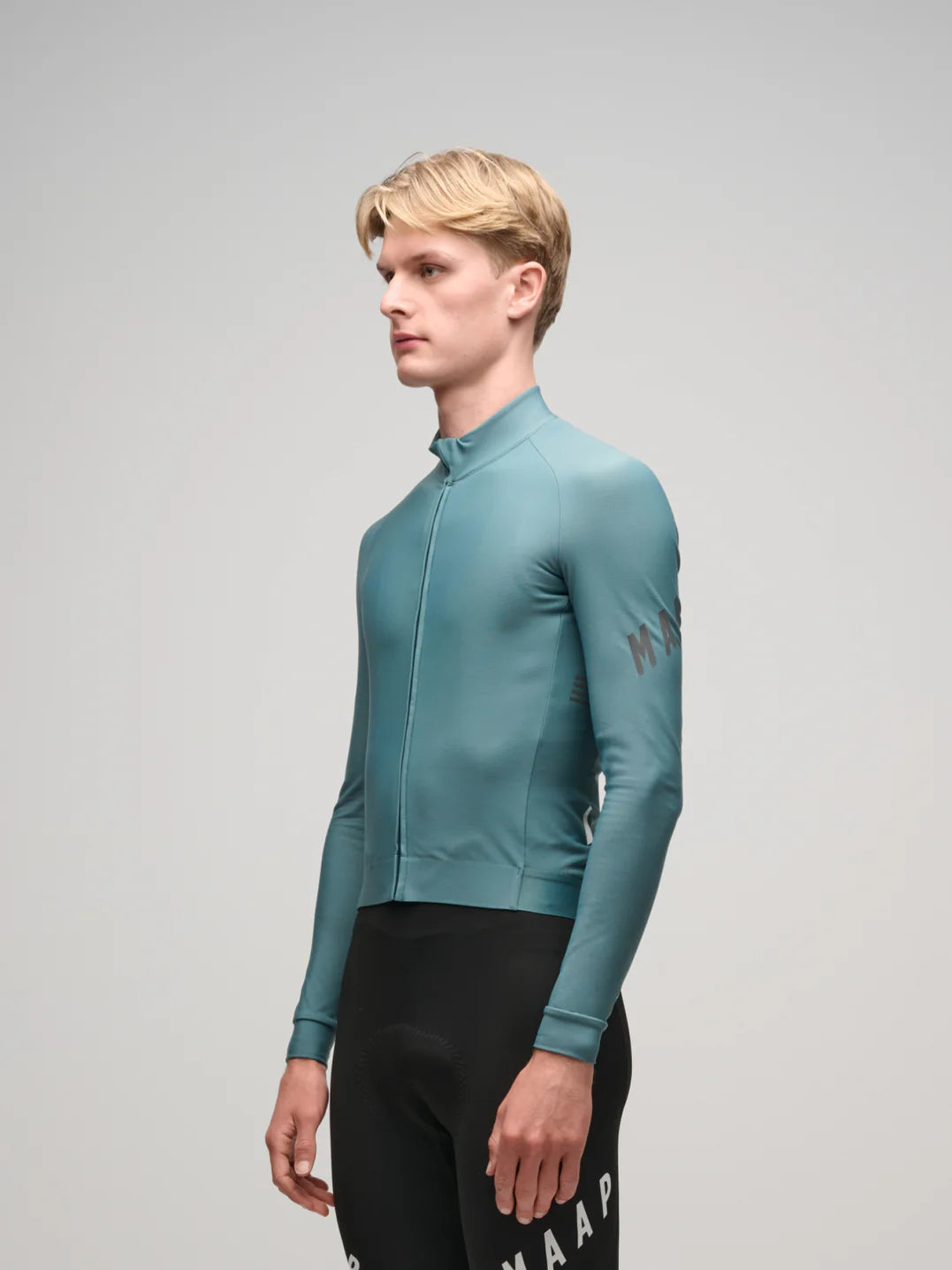 Maap Men's Aeon Thermal LS Jersey Radtrikot langarm Atlantic