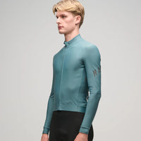 Maap Men's Aeon Thermal LS Jersey Radtrikot langarm Atlantic