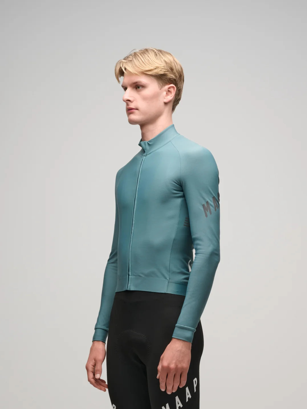 Maap Men's Apex Aeon Thermal LS Jersey Radtrikot langarm Atlantic