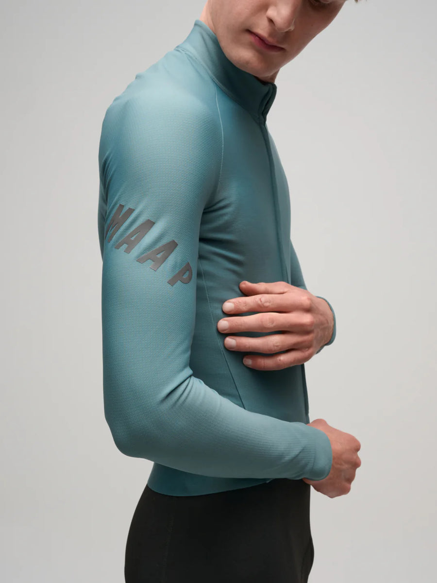 Maap Men's Aeon Thermal LS Jersey Radtrikot langarm Atlantic