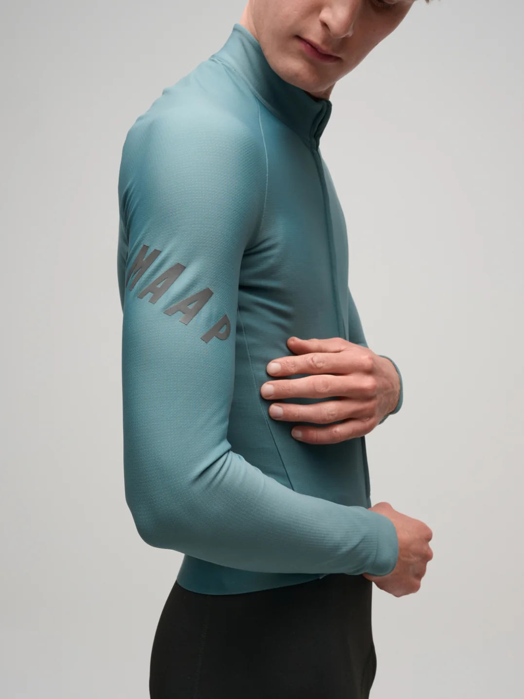 Maap Men's Apex Aeon Thermal LS Jersey Radtrikot langarm Atlantic