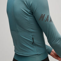Maap Men's Aeon Thermal LS Jersey Radtrikot langarm Atlantic