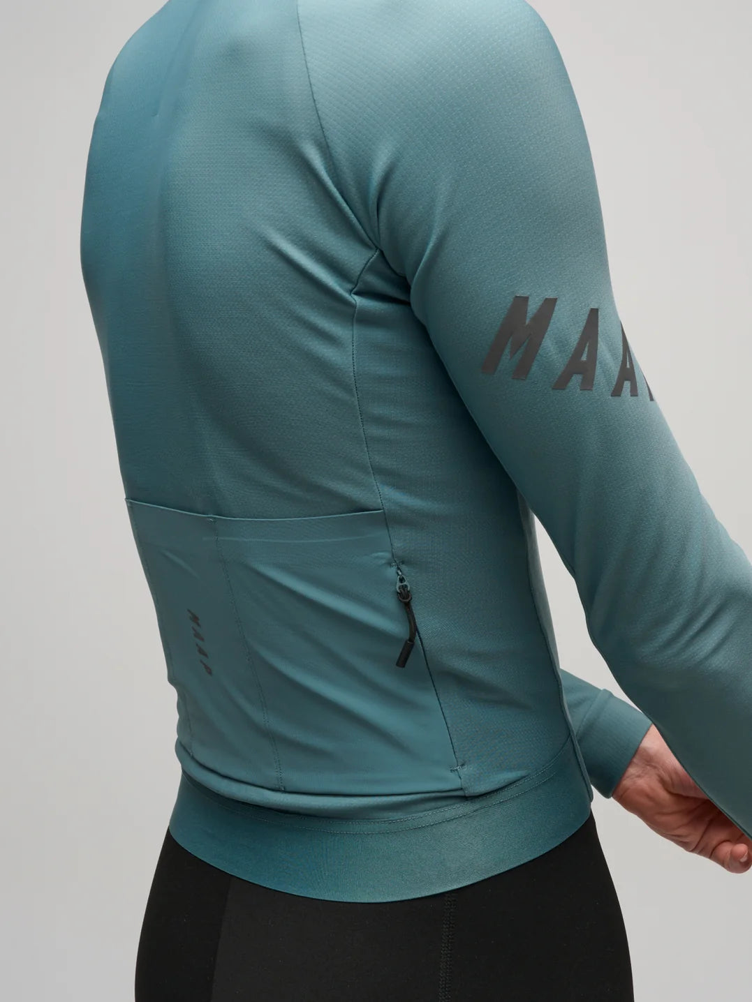 Maap Men's Apex Aeon Thermal LS Jersey Radtrikot langarm Atlantic