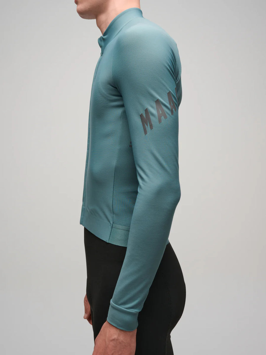 Maap Men's Aeon Thermal LS Jersey Radtrikot langarm Atlantic