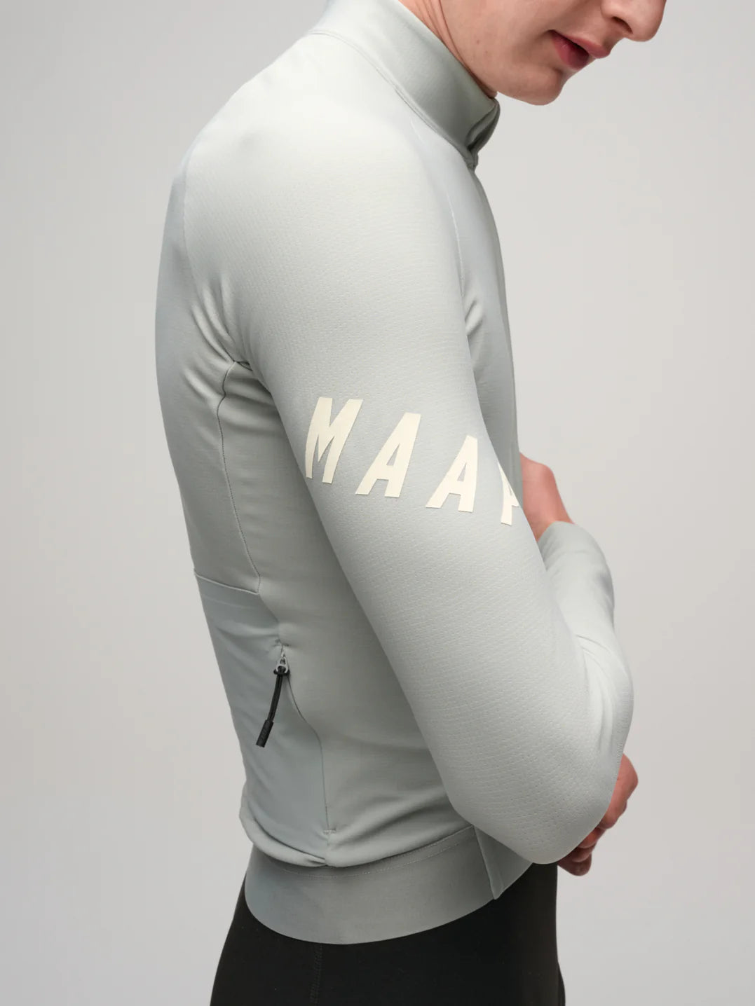 Maap Men's Aeon Thermal LS Jersey Radtrikot langarm Graystone
