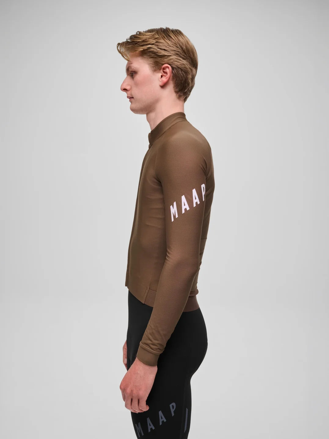 Maap Men's Apex Aeon Thermal LS Jersey Radtrikot langarm Espresso