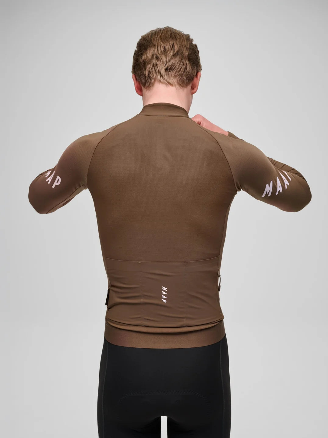 Maap Men's Apex Aeon Thermal LS Jersey Radtrikot langarm Espresso