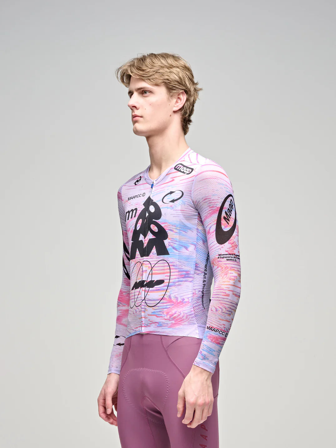 Maap Men's Chroma Pro Air LS Jersey 3.0 Radtrikot langarm Gumball