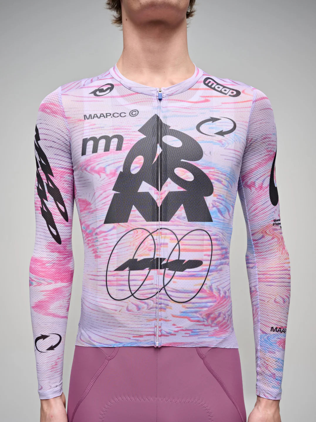 Maap Men's Chroma Pro Air LS Jersey 3.0 Radtrikot langarm Gumball