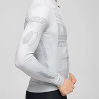 Maap Men's Drome Thermal Long Sleeve Jersey Radtrikot langarm Ice Gray