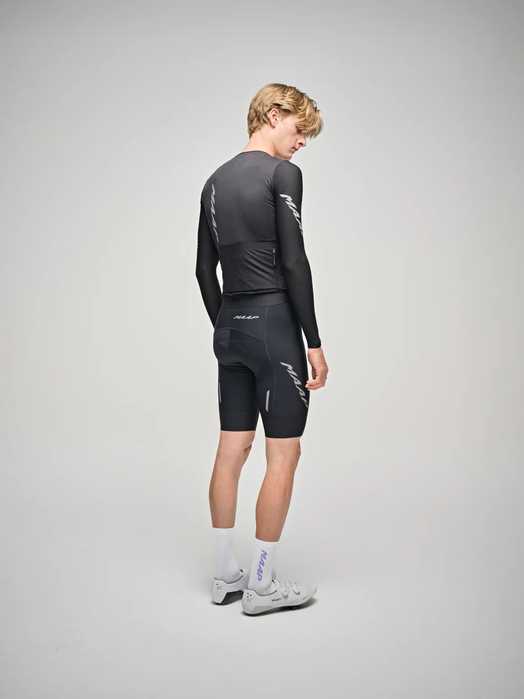 Maap Men's Emerge LS Jersey Radtrikot langarm Black