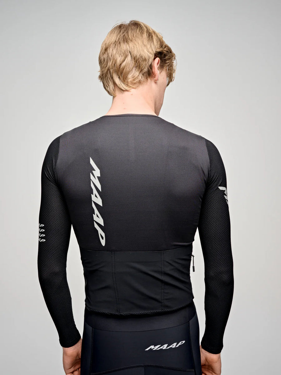 Maap Men's Emerge LS Jersey Radtrikot langarm Black