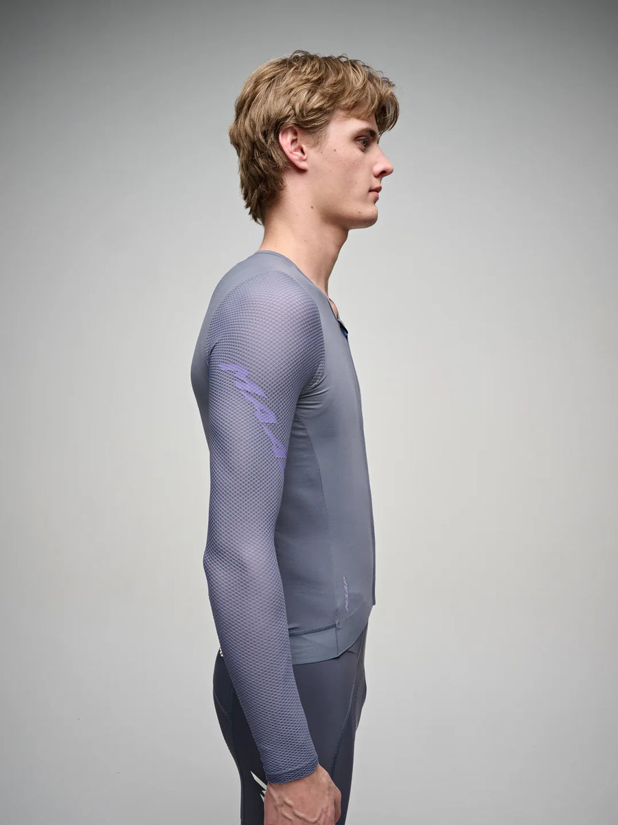 Maap Men's Emerge LS Jersey Radtrikot langarm Galaxy Blue