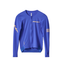 Maap Men's Emerge LS Jersey Radtrikot langarm Amparo Blue