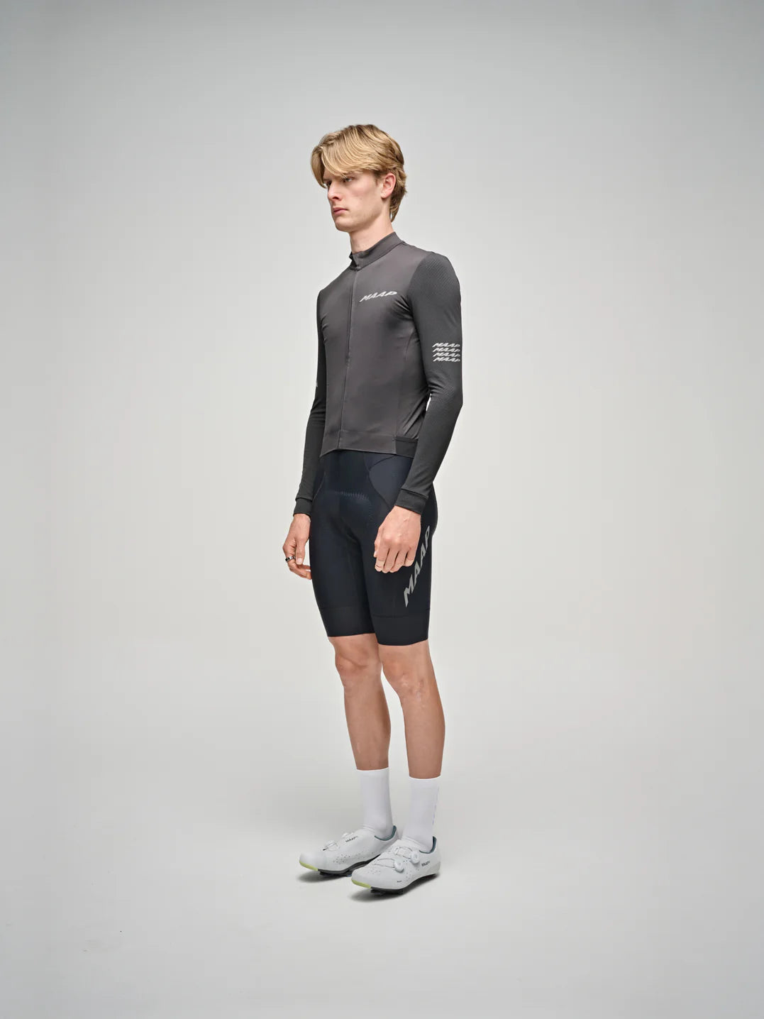 Maap Men's Emerge Thermal LS Jersey Radtrikot langarm Black