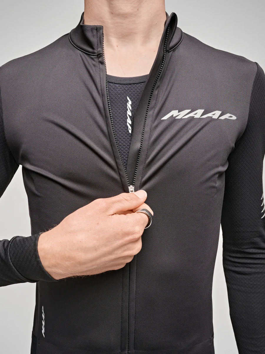 Maap Men's Emerge Thermal LS Jersey Radtrikot langarm Black