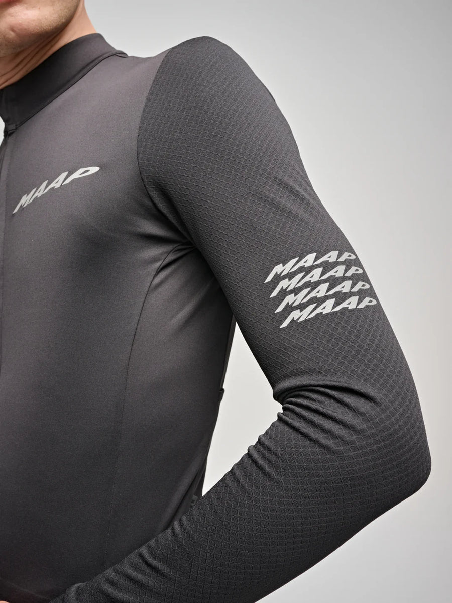 Maap Men's Emerge Thermal LS Jersey Radtrikot langarm Black