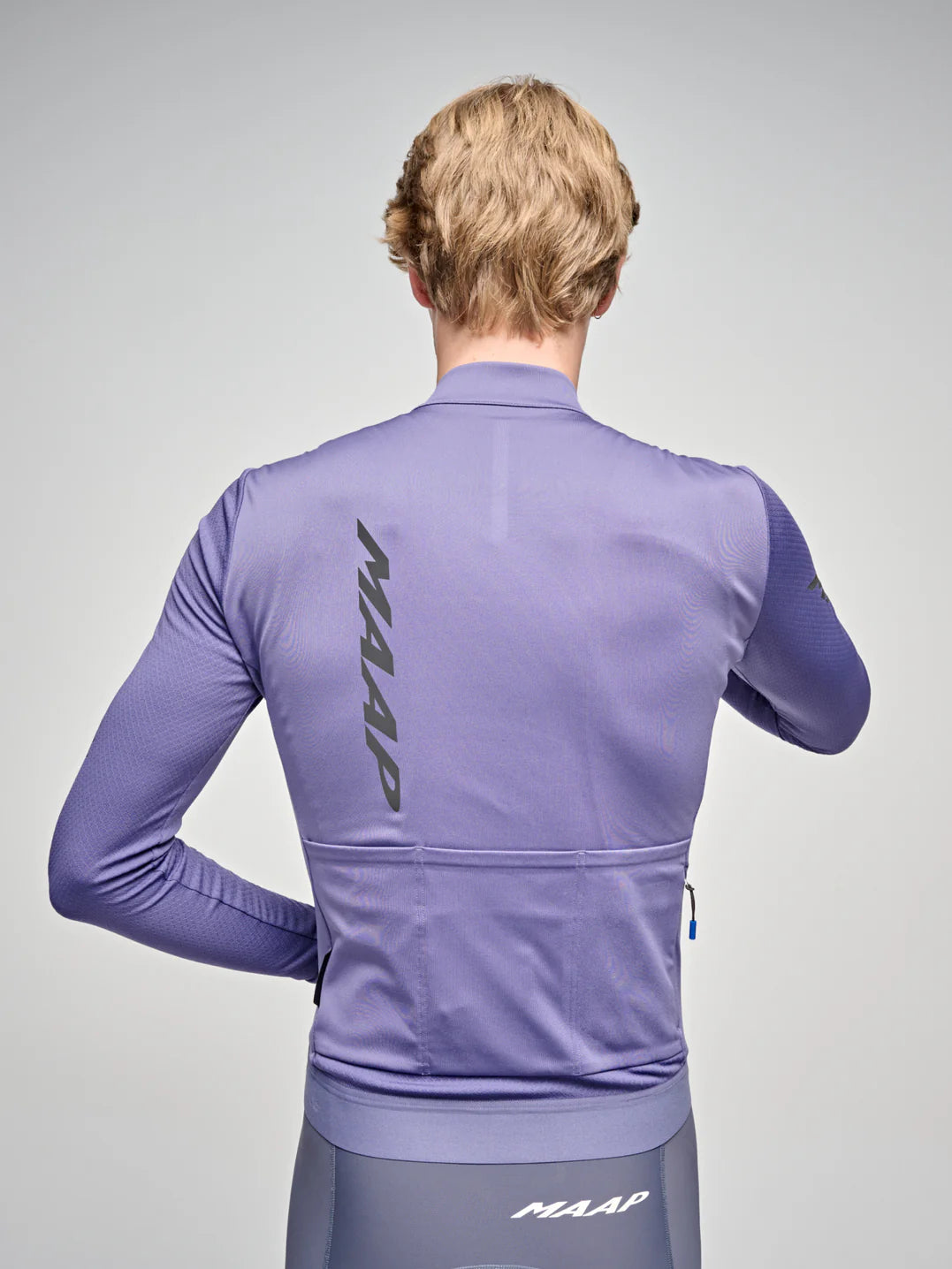 Maap Men's Emerge Thermal LS Jersey Radtrikot langarm Heron