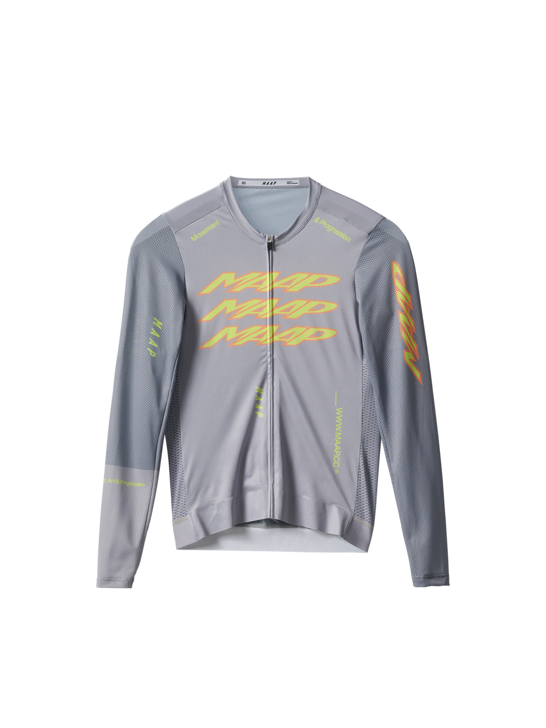Maap Men's Pulse Pro Air LS Jersey 3.0 Radtrikot langarm Platinum Grey