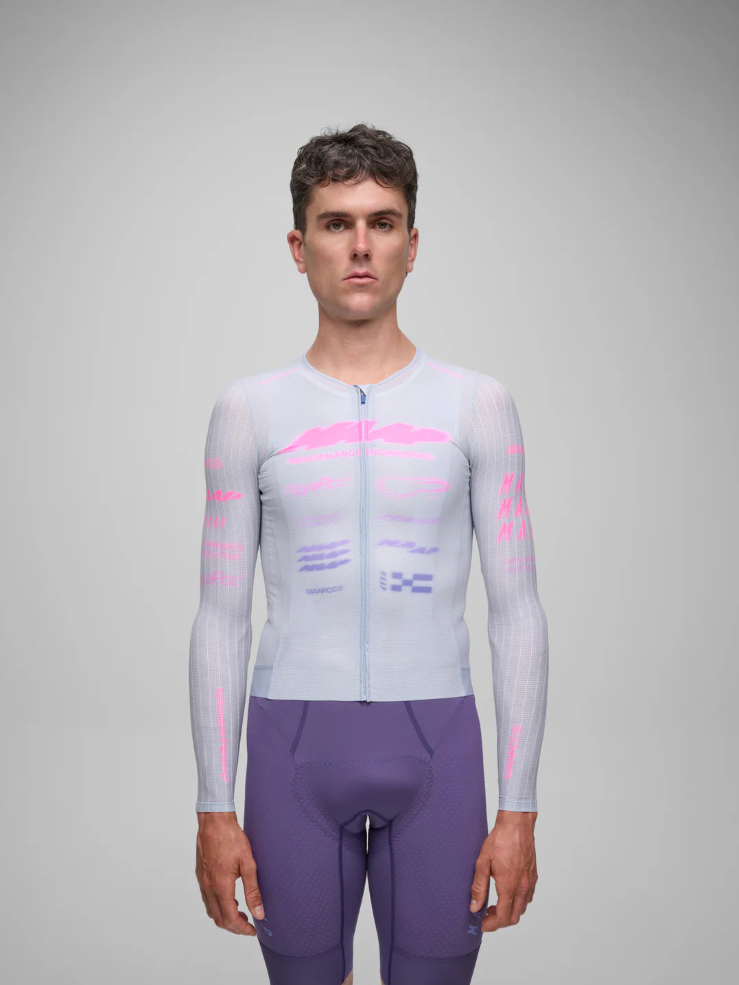 Maap Men's Beta Pro Aero LS Jersey Radtrikot langarm Xenon Purple