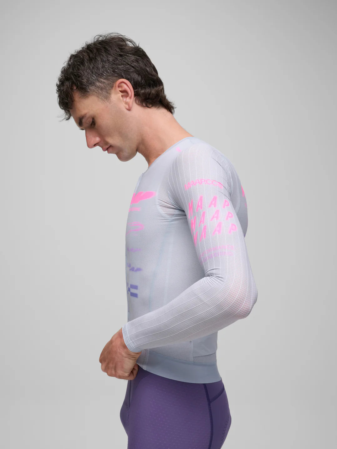 Maap Men's Beta Pro Aero LS Jersey Radtrikot langarm Xenon Purple