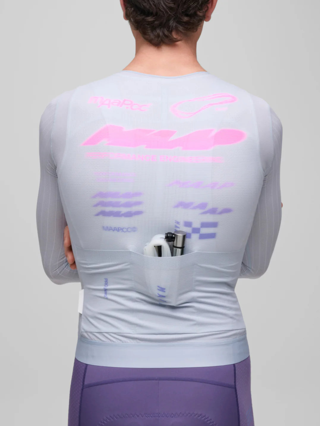 Maap Men's Beta Pro Aero LS Jersey Radtrikot langarm Xenon Purple