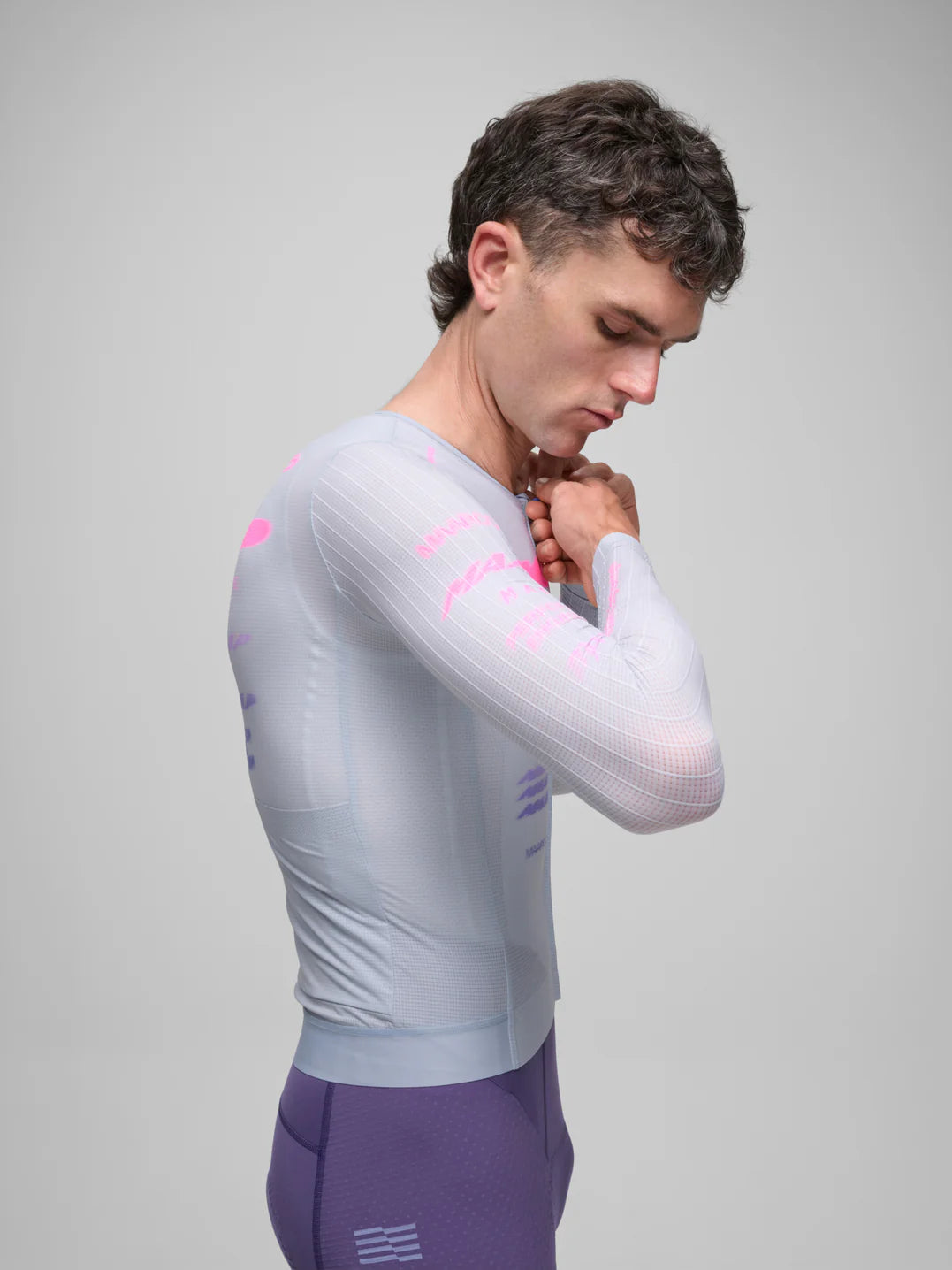 Maap Men's Beta Pro Aero LS Jersey Radtrikot langarm Xenon Purple