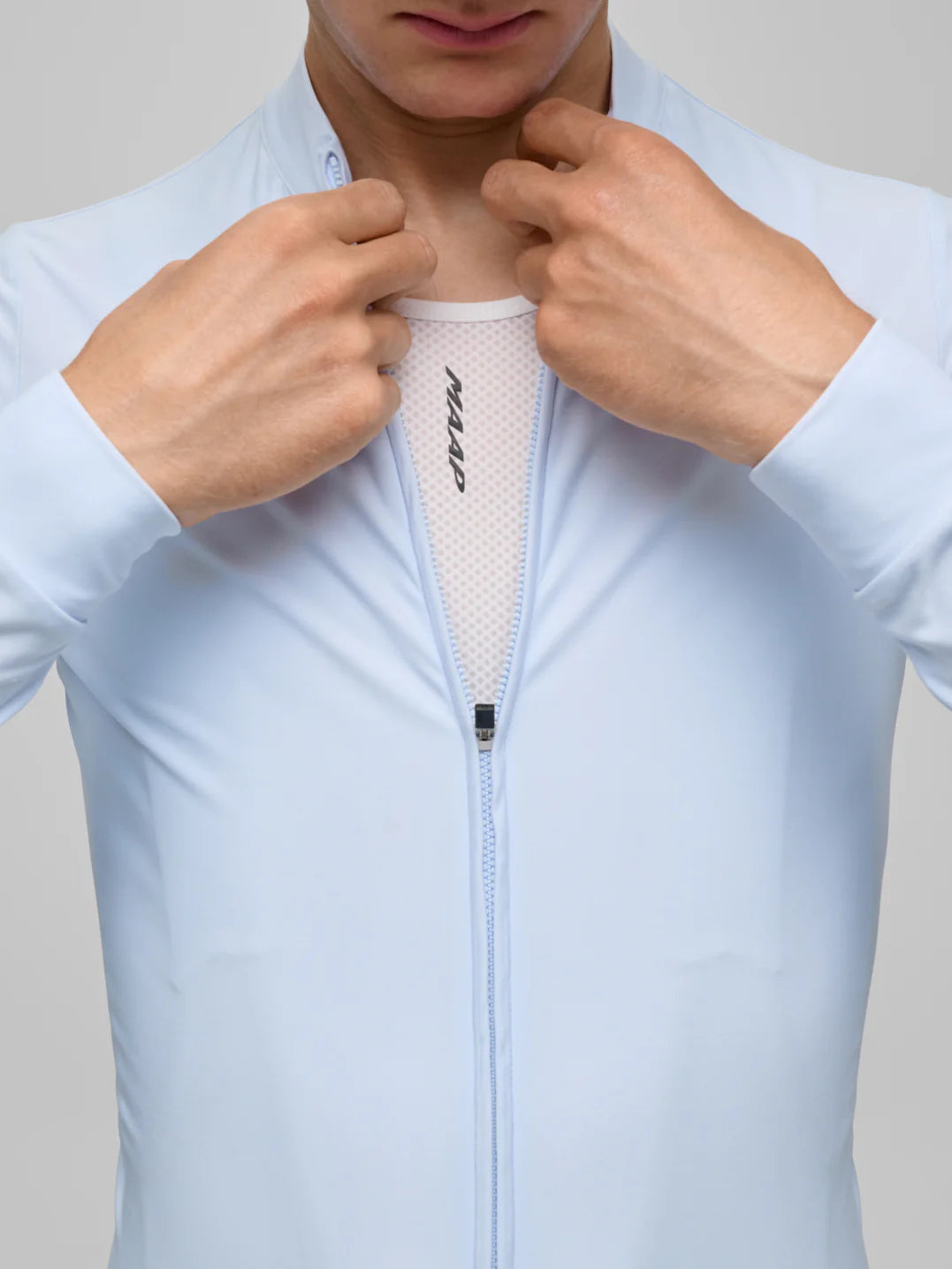 Maap Men's Thermal Training LS Jersey Radtrikot langarm Blue Finch